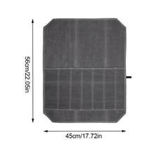 Load image into Gallery viewer, Outdoor Camping Picnic Knives Portable Roll-Up Storage Bag Household Kitchenware Wet Wax Canvas Waterproof Storage Bag

