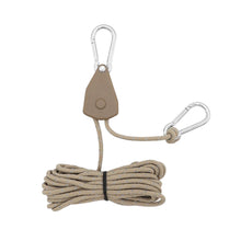 Load image into Gallery viewer, 4MM*4M Outdoor Camping Tent Wind Rope Metal Pulley Adjuster Thick High Reflective Adjustable Parachute Cord Camping Supplies
