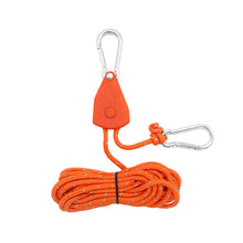 Load image into Gallery viewer, 4MM*4M Outdoor Camping Tent Wind Rope Metal Pulley Adjuster Thick High Reflective Adjustable Parachute Cord Camping Supplies
