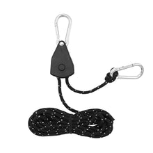 Load image into Gallery viewer, 4MM*4M Outdoor Camping Tent Wind Rope Metal Pulley Adjuster Thick High Reflective Adjustable Parachute Cord Camping Supplies
