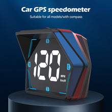 Load image into Gallery viewer, Car HUD Head Display Digital Speedometer GPS Speed Meter KMH MPH Dispaly USB for Truck Motorcycle Auto Part Accessories

