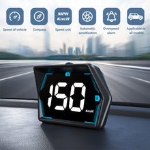 Load image into Gallery viewer, Car HUD Head Display Digital Speedometer GPS Speed Meter KMH MPH Dispaly USB for Truck Motorcycle Auto Part Accessories
