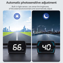 Load image into Gallery viewer, Car HUD Head Display Digital Speedometer GPS Speed Meter KMH MPH Dispaly USB for Truck Motorcycle Auto Part Accessories
