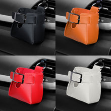 Load image into Gallery viewer, Car Air Outlet Clip Hooks Auto Interior Box Organizer Leather Pouch Storage Bag Phone Holder Pouch Accessories
