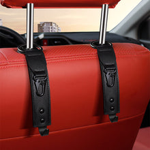 Load image into Gallery viewer, Car Storage Clips Back Seat PU Leather Hooks Holder Auto Fastener Hangers Car Interior Accessories
