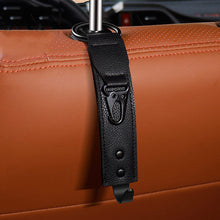 Load image into Gallery viewer, Car Storage Clips Back Seat PU Leather Hooks Holder Auto Fastener Hangers Car Interior Accessories

