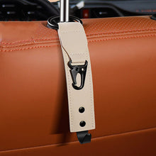 Load image into Gallery viewer, Car Storage Clips Back Seat PU Leather Hooks Holder Auto Fastener Hangers Car Interior Accessories
