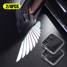 Load image into Gallery viewer, 2Pcs/4Pcs Car Door Projector LED Angel Wings Courtesy Shadow Lights Wireless Lamp Accessories Vehicle
