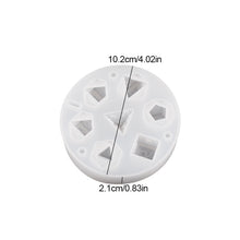 Load image into Gallery viewer, Dice Molds for Resin 7 Shapes Dice Resin Mold Silicone Integrated Polyhedral Dice Silicone Molds for Making Dice Set
