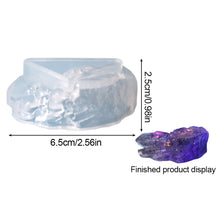 Load image into Gallery viewer, DIY Crystal Epoxy Resin Mold Crystal Cluster Irregular Stone Silicone Mold 3D Ornaments Handicraft Necklace Earrings Pendant Epoxy Resin Mold
