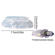 Load image into Gallery viewer, DIY Crystal Epoxy Resin Mold Crystal Cluster Irregular Stone Silicone Mold 3D Ornaments Handicraft Necklace Earrings Pendant Epoxy Resin Mold
