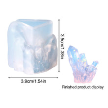 Load image into Gallery viewer, DIY Crystal Epoxy Resin Mold Crystal Cluster Irregular Stone Silicone Mold 3D Ornaments Handicraft Necklace Earrings Pendant Epoxy Resin Mold
