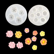 Load image into Gallery viewer, Flower Daisy Silicone Sugarcraft Mold Resin Tools Cupcake Baking Mould Fondant Cake Decorating Tools

