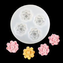 Load image into Gallery viewer, Flower Daisy Silicone Sugarcraft Mold Resin Tools Cupcake Baking Mould Fondant Cake Decorating Tools
