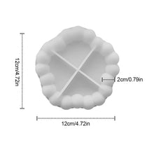 Load image into Gallery viewer, Bubble Storage Tray Silicone Mold DIY Resin Plaster Cement Gift Casting Mould Round Flower Cloud Heart Shape Coaster Home Decor
