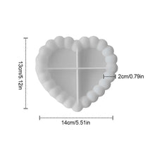 Load image into Gallery viewer, Bubble Storage Tray Silicone Mold DIY Resin Plaster Cement Gift Casting Mould Round Flower Cloud Heart Shape Coaster Home Decor
