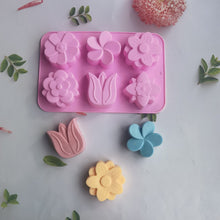 Load image into Gallery viewer, kinds Flower Silicone Molds Different Flower-shaped Baking Molds Suitable for Soap and Candle Making Cake Chocolate mould
