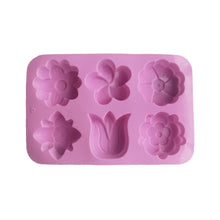 Load image into Gallery viewer, kinds Flower Silicone Molds Different Flower-shaped Baking Molds Suitable for Soap and Candle Making Cake Chocolate mould
