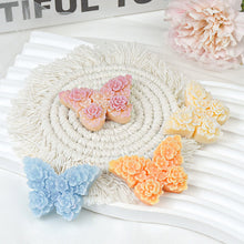 Load image into Gallery viewer, Butterfly Aromatherapy Gypsum Candle Rose Butterfly Chocolate Flip Sugar Cake Decoration Silicone Molds
