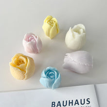 Load image into Gallery viewer, Tulip Candle Mold DIY Flower Expanded Fragrance Stone Handmade Soap Cake Decoration Baking Silicone Mold
