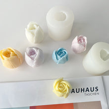 Load image into Gallery viewer, Tulip Candle Mold DIY Flower Expanded Fragrance Stone Handmade Soap Cake Decoration Baking Silicone Mold
