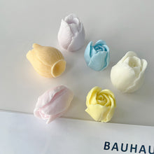 Load image into Gallery viewer, Tulip Candle Mold DIY Flower Expanded Fragrance Stone Handmade Soap Cake Decoration Baking Silicone Mold

