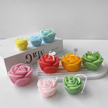 Load image into Gallery viewer, Flower Silicone Candle Mold 3D Peony Flower Soap Gypsum Resin Casting Mould DIY Chocolate Cake Baking Tool Wedding Gift
