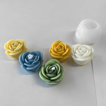 Load image into Gallery viewer, Flower Silicone Candle Mold 3D Peony Flower Soap Gypsum Resin Casting Mould DIY Chocolate Cake Baking Tool Wedding Gift
