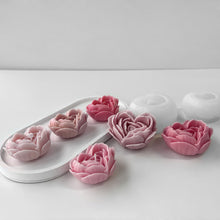 Load image into Gallery viewer, Love Flowers Mold DIY Heart Shaped Roses Aromatherapy Candle Epoxy Resin Plaster Mould Handmade Soap Silicone Molds
