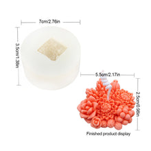 Load image into Gallery viewer, Succulent Flower Pot Silicone Mold DIY Flower Plant Gypsum Candle Making Resin Soap Mould Handmade Cement Clay Molds Home Decor
