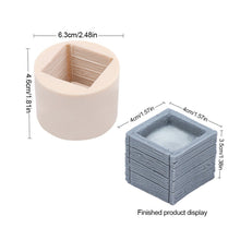 Load image into Gallery viewer, Succulent Flower Pot Silicone Mold DIY Flower Plant Gypsum Candle Making Resin Soap Mould Handmade Cement Clay Molds Home Decor
