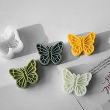 Load image into Gallery viewer, DIY Butterfly Aroma Candle Silicone Mold Butterfly Soy Wax Candle Plaster Resin Ornament Molds Handmade Soap Making Supplies
