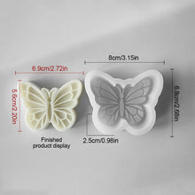 Load image into Gallery viewer, DIY Butterfly Aroma Candle Silicone Mold Butterfly Soy Wax Candle Plaster Resin Ornament Molds Handmade Soap Making Supplies
