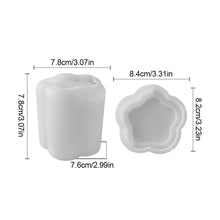 Load image into Gallery viewer, Round Candle Jar Concrete Mold DIY Handmade Fragrance Candle Wax Storage Box Cement Plaster Silicone Molds Home Craft Decoration
