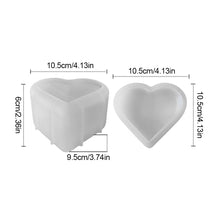 Load image into Gallery viewer, Round Candle Jar Concrete Mold DIY Handmade Fragrance Candle Wax Storage Box Cement Plaster Silicone Molds Home Craft Decoration
