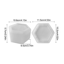 Load image into Gallery viewer, Round Candle Jar Concrete Mold DIY Handmade Fragrance Candle Wax Storage Box Cement Plaster Silicone Molds Home Craft Decoration
