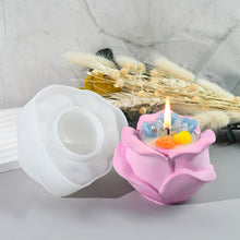Load image into Gallery viewer, Flower Silicone Candle Mold 3D Rose Flower Craft Making Plaster Epoxy Resin Vase Casting Molds Home Decor

