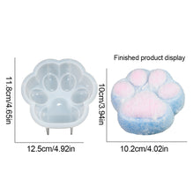 Load image into Gallery viewer, Cat Paw Silicone Mold Candle Mold Scented Diy Handmade Candle Material Resin Mold Candle Making Supplies
