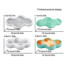 Load image into Gallery viewer, Striped Bow Candle Jar Concrete Mold DIY Handmade Fragrance Candle Wax Storage Box Cement Plaster Silicone Molds Home Craft Decoration
