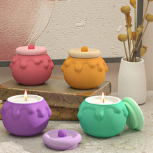 Load image into Gallery viewer, DIY Honey Jar Silicone Candle Mold Gypsum Cement Concrete Mold DIY Epoxy Resin Mold Handmade Jewelry Storage Box Home Decoration
