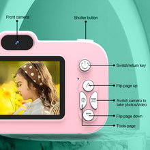 Load image into Gallery viewer, Y8 Kids Camera Digital Take Photo 2 Inch Rechargeable Mini Digital Cute Camera For Children Toys Kids Cameras
