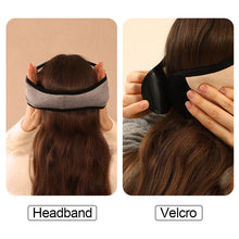 Load image into Gallery viewer, Sleep Mask Blackout For Relaxing Plush Blindfold Cotton Sleeping Blindfold For Men Women Anti-noise Earmuff
