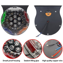 Load image into Gallery viewer, 24V Truck Tail Light Flashing LED Light Waterproof Strobe Dynamic Streaming Light Warning Lamp For Van SUV Automobiles
