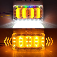 Load image into Gallery viewer, 24V Waterproof Truck LED Side Marker Indicator Lamp Clearance Light for Truck Trailer Off-Road Forward Tractor Bus Super Bright
