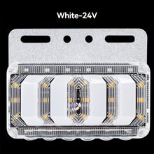 Load image into Gallery viewer, 24V Waterproof Truck LED Side Marker Indicator Lamp Clearance Light for Truck Trailer Off-Road Forward Tractor Bus Super Bright
