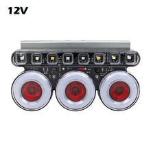 Load image into Gallery viewer, 12V-24V Flashing LED Light Waterproof Strobe Warning Lamp Seven Colors For ATV Trucks Vans SUV Auto Accessories

