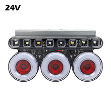 Load image into Gallery viewer, 12V-24V Flashing LED Light Waterproof Strobe Warning Lamp Seven Colors For ATV Trucks Vans SUV Auto Accessories
