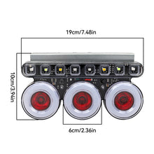 Load image into Gallery viewer, 12V-24V Flashing LED Light Waterproof Strobe Warning Lamp Seven Colors For ATV Trucks Vans SUV Auto Accessories
