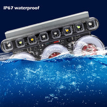 Load image into Gallery viewer, 12V-24V Flashing LED Light Waterproof Strobe Warning Lamp Seven Colors For ATV Trucks Vans SUV Auto Accessories
