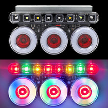 Load image into Gallery viewer, 12V-24V Flashing LED Light Waterproof Strobe Warning Lamp Seven Colors For ATV Trucks Vans SUV Auto Accessories
